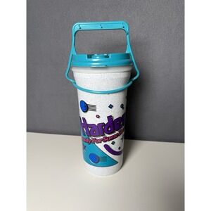 Hardee's Vintage Large Plastic Cup with Handle 1990's Collectible